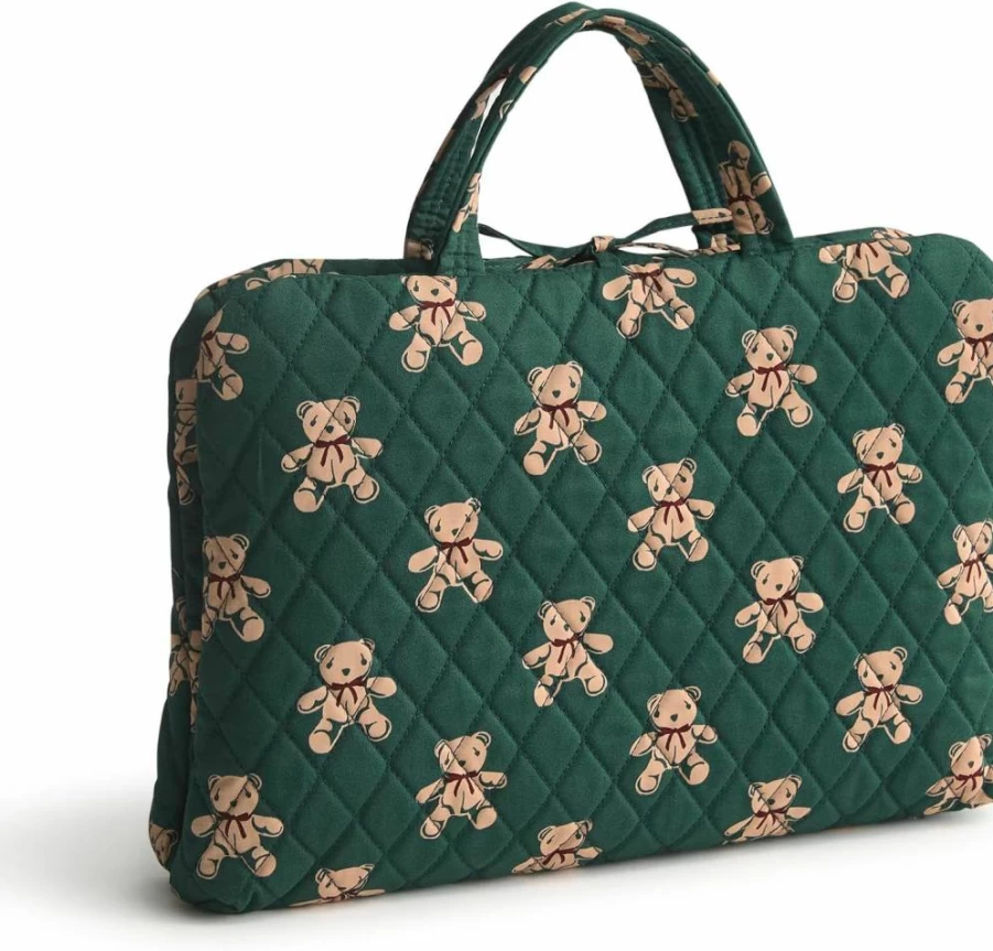 Vera Bradley Cotton Travel Organizer with Adjustable Tie – Premium Toiletry Bag for Trips