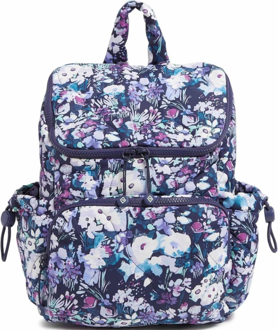 Vera Bradley Lightweight Women's Backpack - Rose Quartz Featherweight Bookbag, One Size