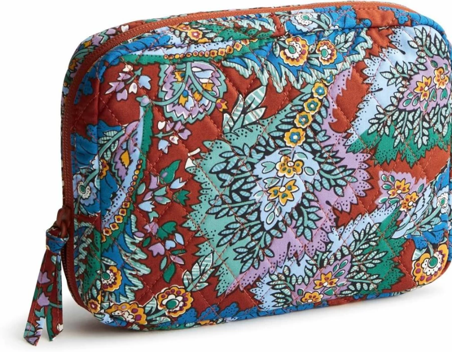Vera Bradley Women's Cotton Cord Organizer – Premium Travel Cable Organizer for Electronics