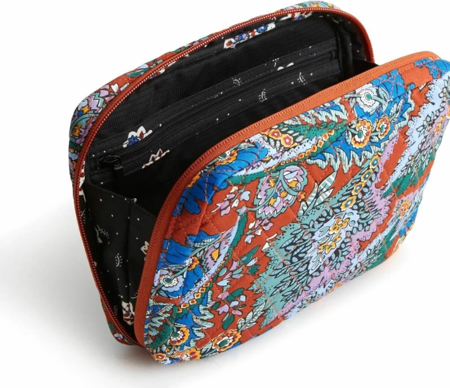 Vera Bradley Women's Cotton Cord Organizer – Premium Travel Cable Organizer for Electronics