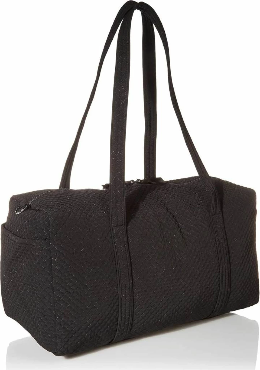 Vera Bradley Medium Duffel Bag - Lightweight Microfiber Travel Tote for Women & Men