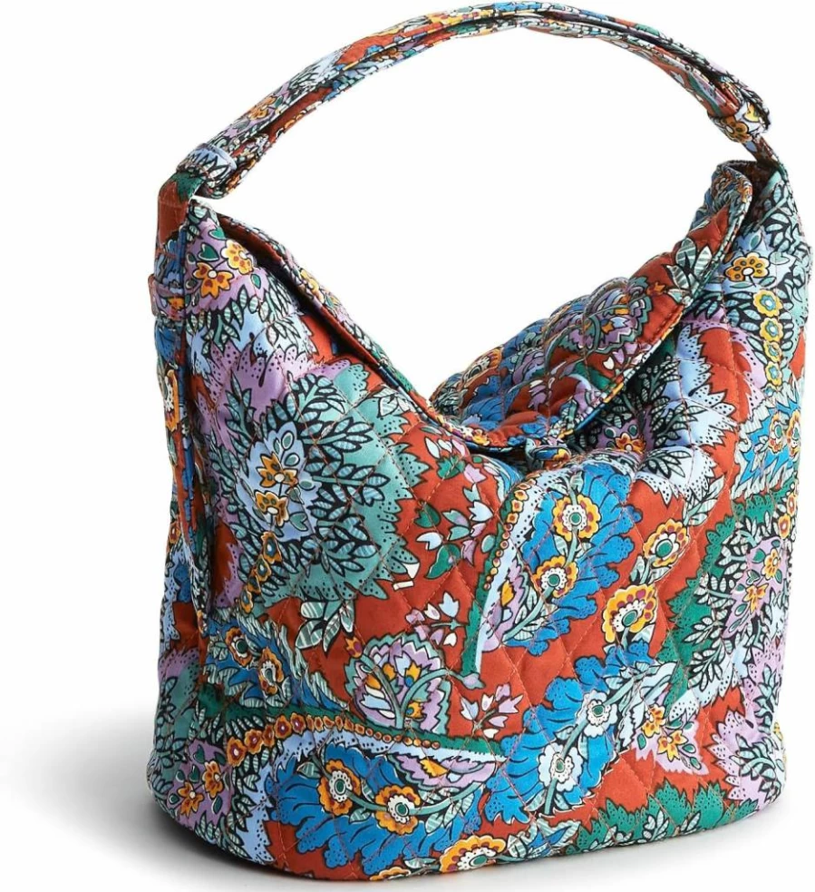 Vera Bradley Astoria Cotton Shoulder Bag - Stylish & Lightweight Premium Handbag for Women