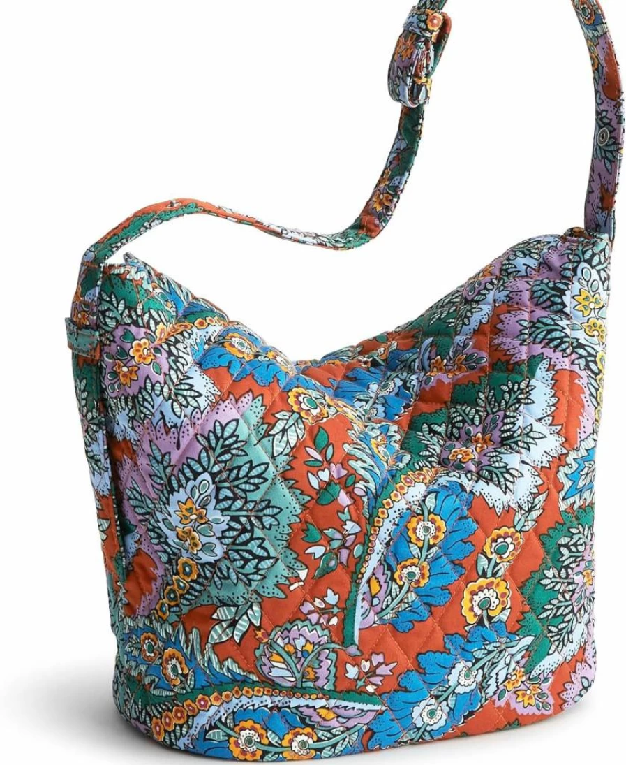 Vera Bradley Astoria Cotton Shoulder Bag - Stylish & Lightweight Premium Handbag for Women