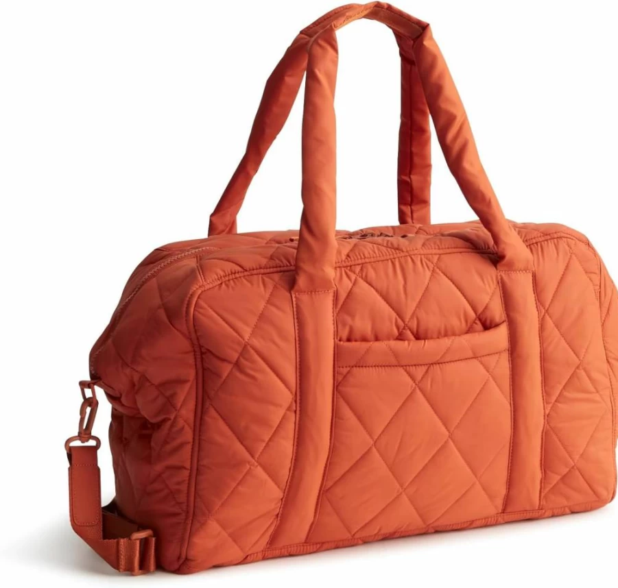 Vera Bradley Miramar Weekender Lightweight Travel Bag - Featherweight Durable Carryall for Women