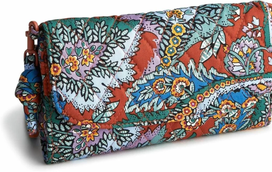 Vera Bradley Wildwood Cotton Crossbody Wallet – Premium Women's Handbag with Adjustable Strap