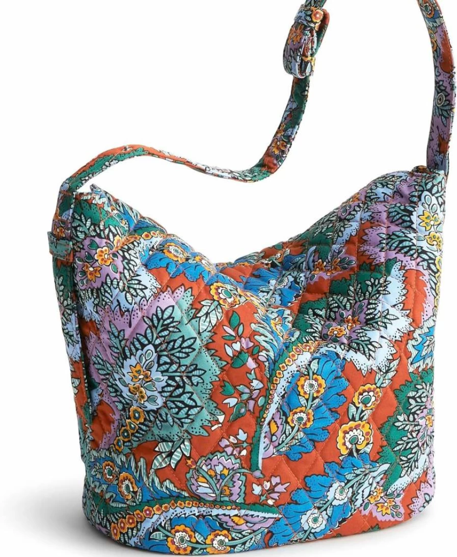 Vera Bradley Astoria Cotton Shoulder Bag - Lightweight & Stylish Premium Tote for Women
