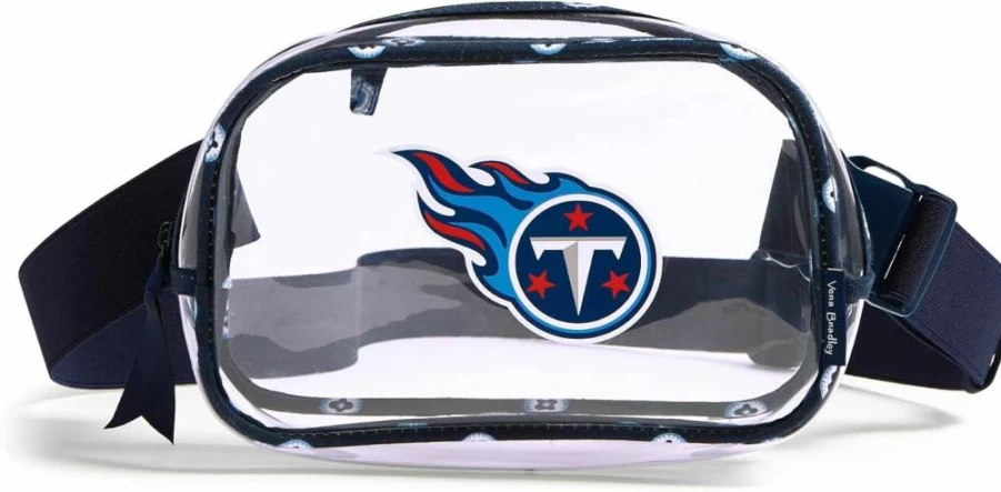 Vera Bradley NFL Team Logo Women's Clear Belt Bag for Women – Multiple Team Designs Available