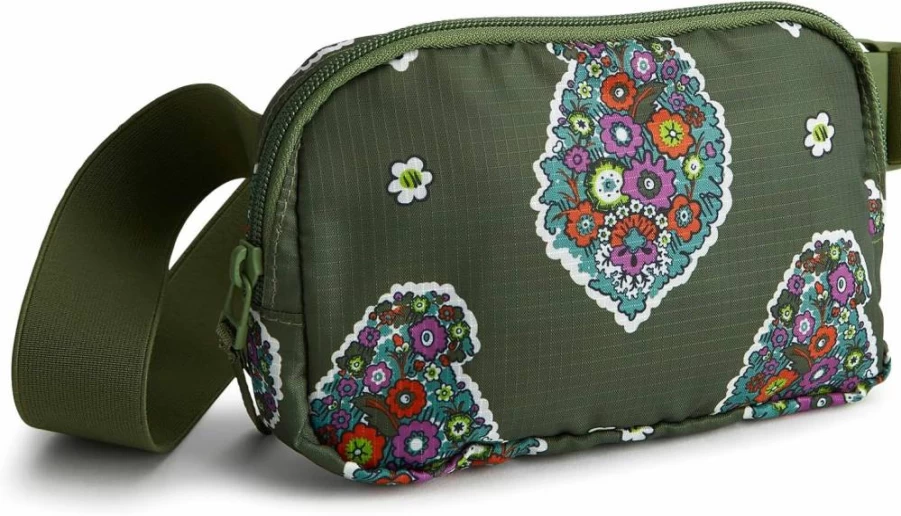 Vera Bradley Women's Small Ripstop Woodward Crossbody Belt Bag – Lightweight & Stylish
