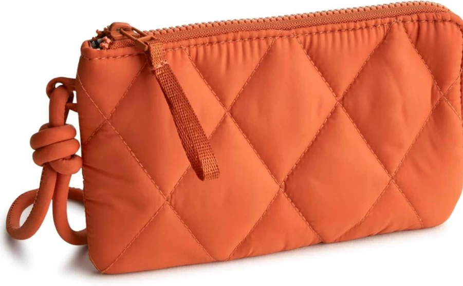 Vera Bradley Lightweight Zip Wristlet | Compact Crossbody Wallet for Women | Stylish RFID Organizer