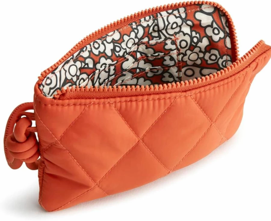 Vera Bradley Lightweight Zip Wristlet | Compact Crossbody Wallet for Women | Stylish RFID Organizer