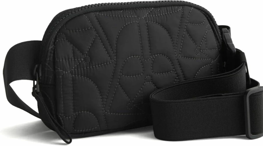 Vera Bradley Women's Darth Vader Featherweight Woodward Small Crossbody Belt Bag | Star Wars Collection | One Size Fits All