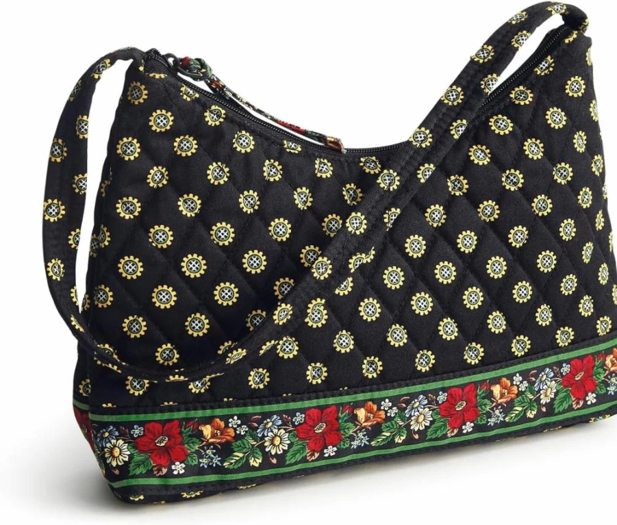 Vera Bradley Cotton Tote Bag for Women - Lightweight Shoulder Bag with Premium Quality