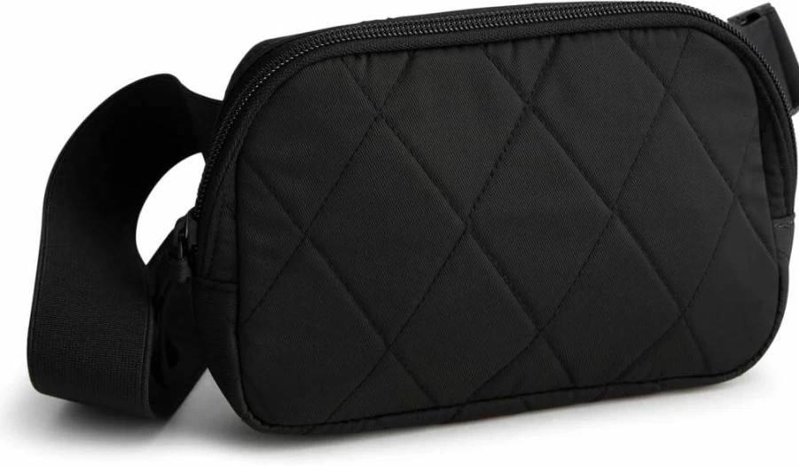 Vera Bradley Women's Small Woodward Belt Bag in Performance Twill - Lightweight Crossbody Purse for Everyday Use