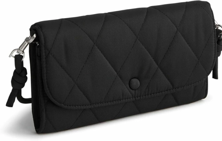 Vera Bradley Wildwood Twill Crossbody Wallet – Stylish & Lightweight Performance Bag
