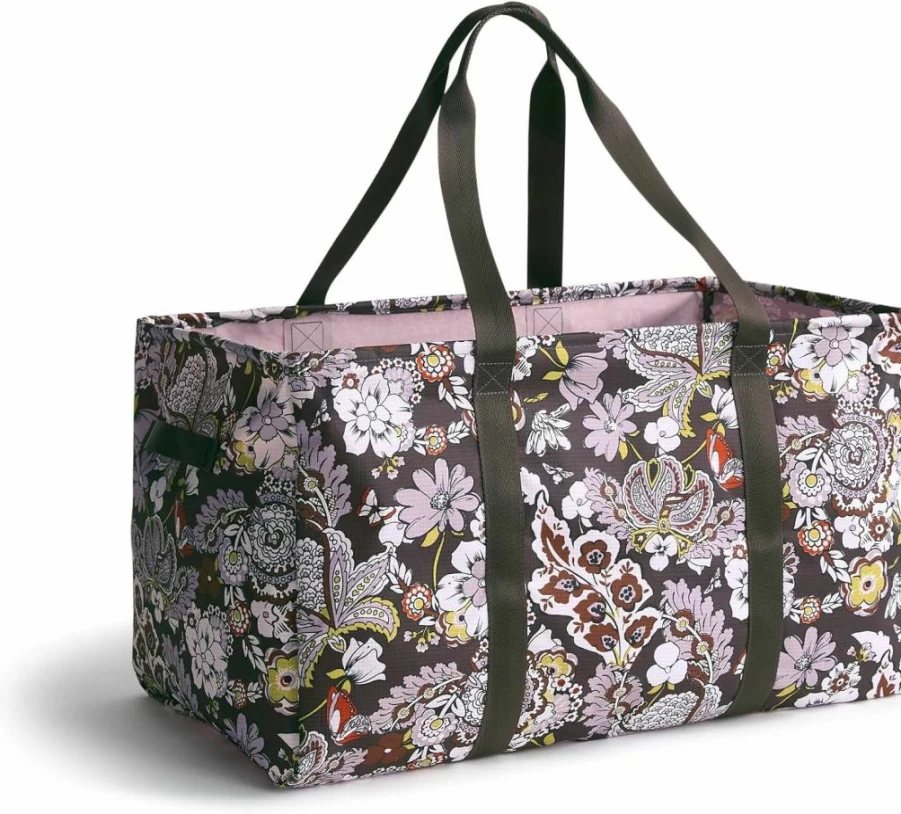 Vera Bradley Large Utility Tote Bag - Durable Ripstop Fabric, Spacious & Stylish Carryall for Everyday Use