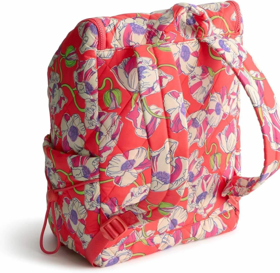 Vera Bradley Lightweight Cooler Backpack in Spinach Green – Insulated Lunch Bag for Work, School & Travel