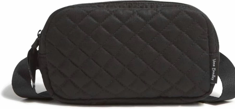Vera Bradley Women's Mini Crossbody Bag - Lightweight Cotton Belt Bag for Women