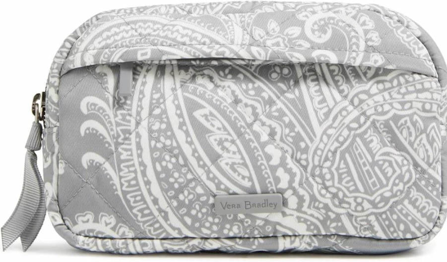 Vera Bradley Women's Mini Crossbody Sling Bag - Lightweight Performance Twill Belt Bag for Women
