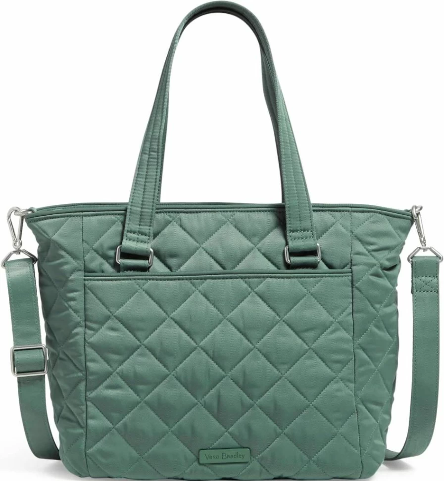 Vera Bradley Women's Multi-Strap Shoulder Bag - Stylish Satchel Purse in Performance Twill Fabric