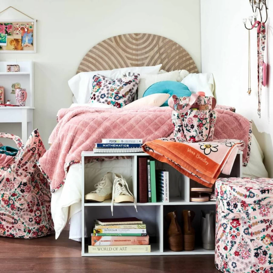 Vera Bradley Java Lace Decorative Throw Pillow for Women - Hypoallergenic Removable Insert - One Size Home Decor