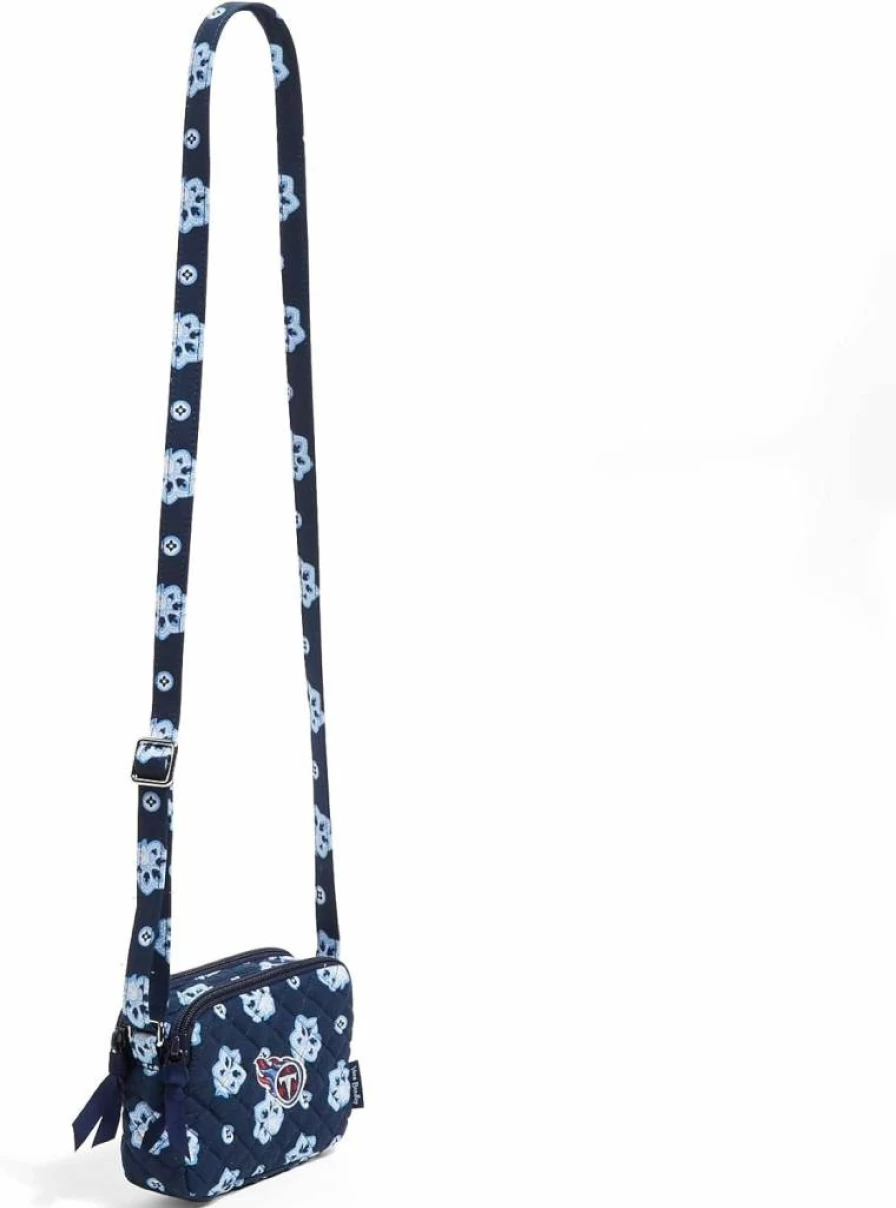 Vera Bradley NFL Team Logo Cotton Crossbody Bag for Women – Multiple Styles Available