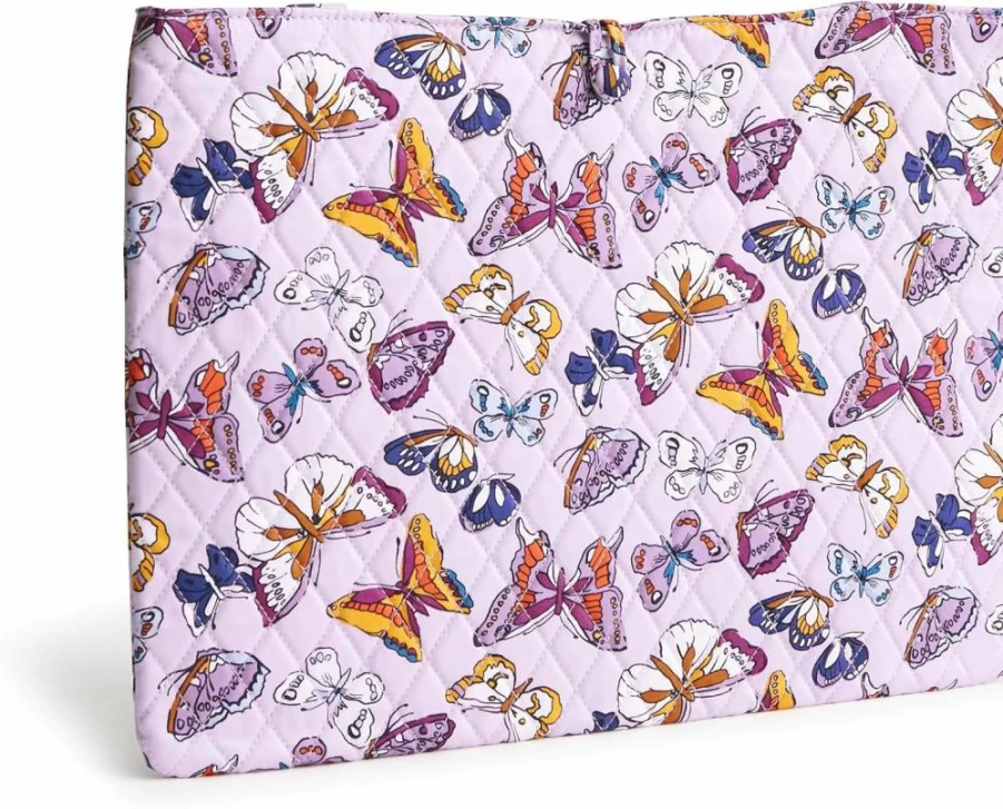 Vera Bradley Laptop Sleeve 13 Inch Premium Cotton Protective Case for MacBook & Notebooks