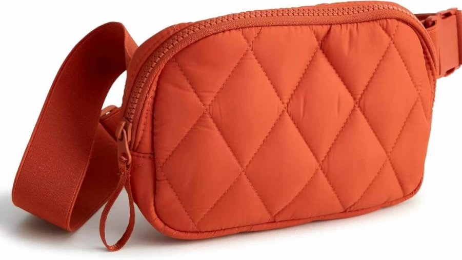 Vera Bradley Women's Featherweight Woodward Small Crossbody Belt Bag – Lightweight & Stylish