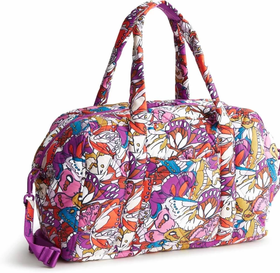Vera Bradley Miramar Weekender Bag - Lightweight Women's Travel Tote for Weekend Getaways