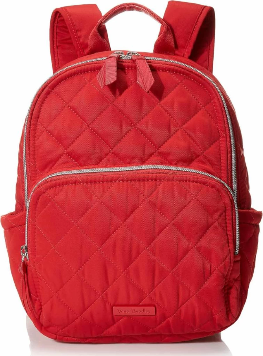 Vera Bradley Botanical Beauty Small Backpack - Lightweight Performance Twill Daypack for Women