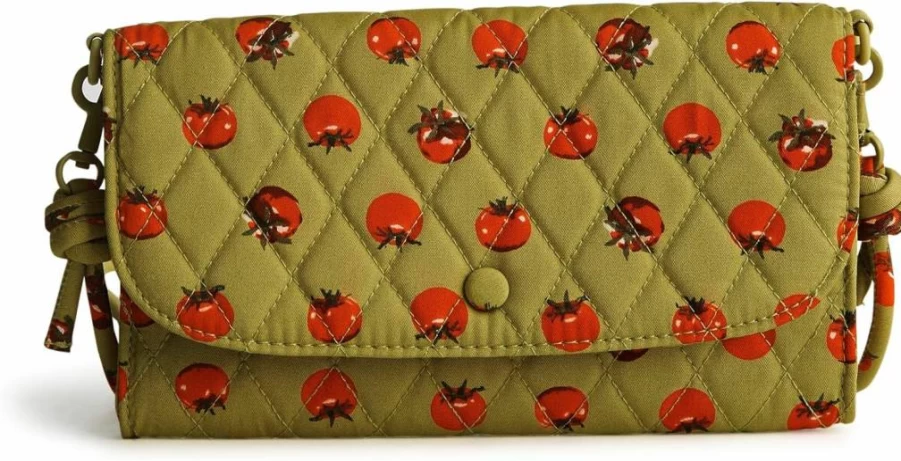 Vera Bradley Wildwood Cotton Crossbody Wallet – Premium Women's Handbag