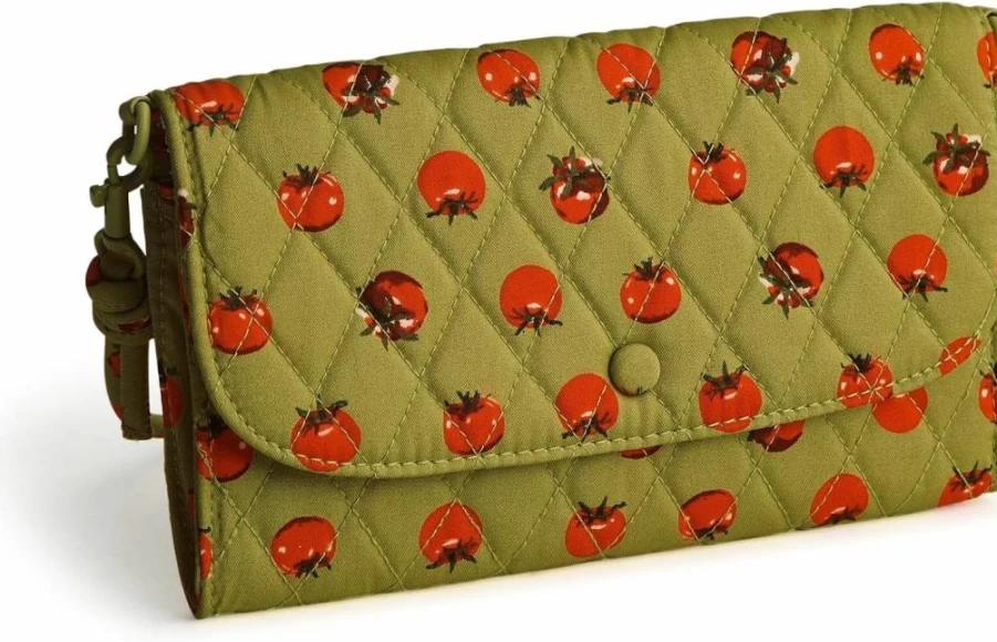 Vera Bradley Wildwood Cotton Crossbody Wallet – Premium Women's Handbag