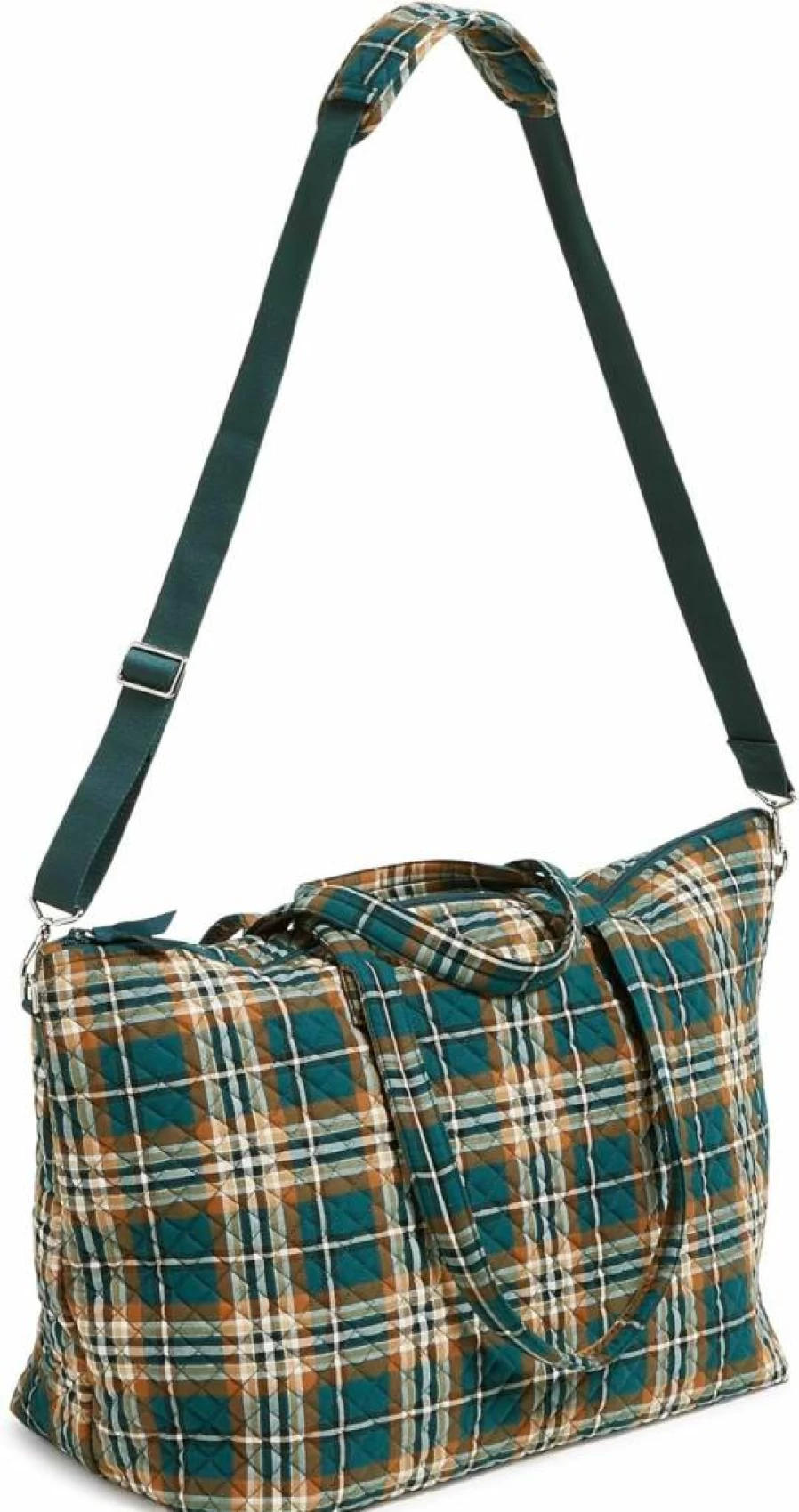 Vera Bradley Cotton Overnight Bag for Women - Lightweight Travel Tote with Stylish Patterns