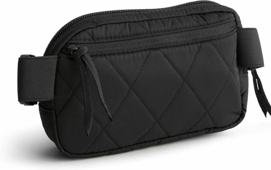 Vera Bradley Women's Small Woodward Belt Bag in Performance Twill - Stylish Crossbody Purse for Everyday Use