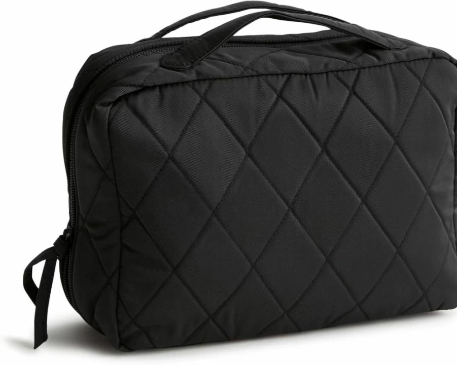 Vera Bradley Hanging Travel Organizer – Lightweight Foldable Toiletry Bag for Women & Men