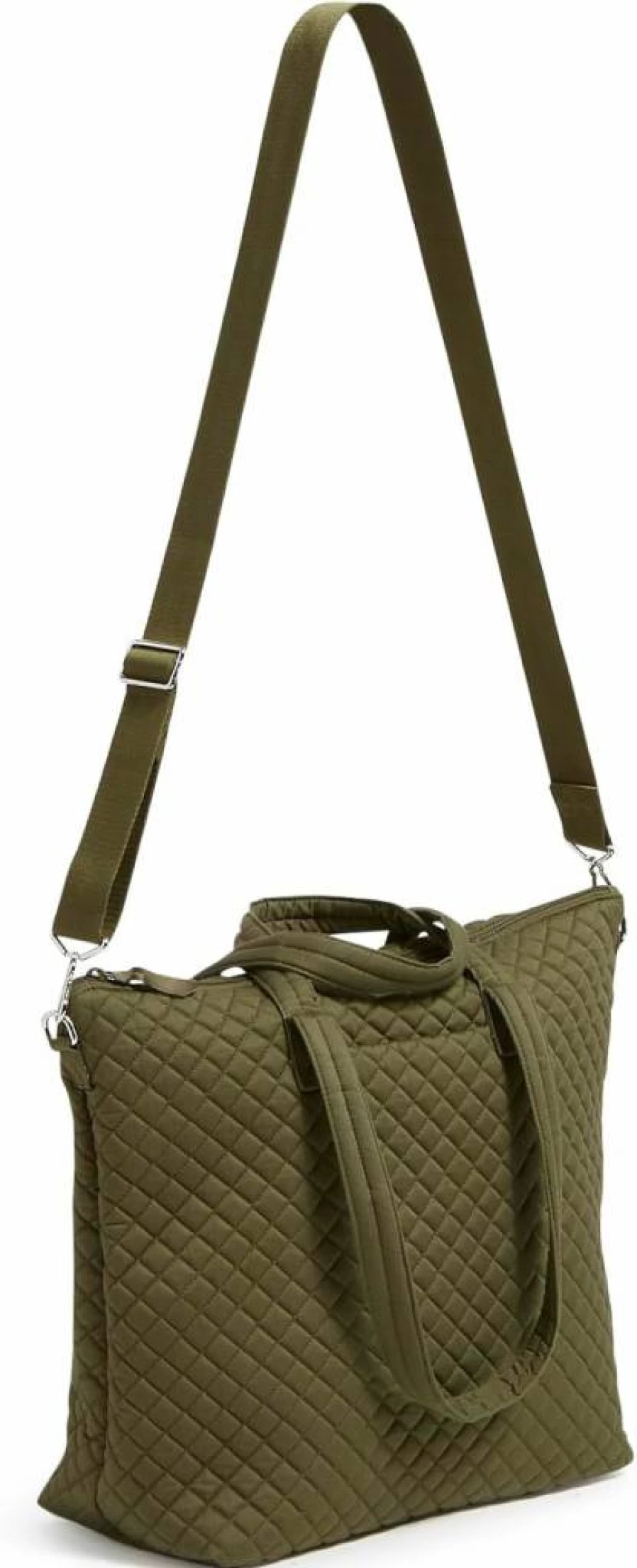 Vera Bradley Cotton Slouchy Tote Bag for Women - Lightweight Stylish Handbag