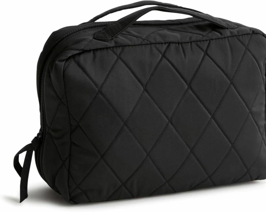 Vera Bradley Hanging Travel Organizer – Lightweight Foldable Toiletry Bag for Essentials