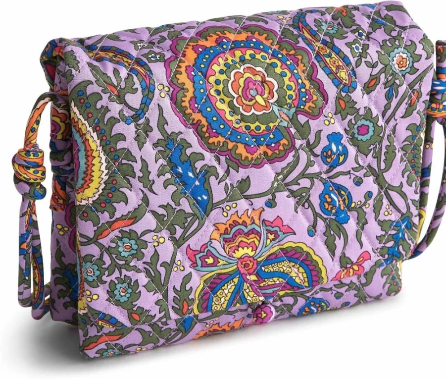 Vera Bradley Baird Hipster Crossbody Bag - Premium Cotton Fabric, Stylish & Lightweight
