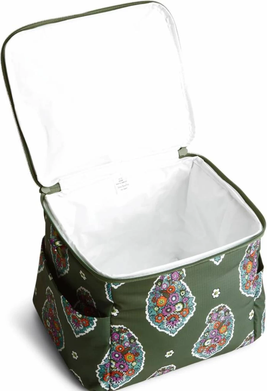 Vera Bradley Women's Insulated Lunch Bag - Reusable Ripstop Polyester Cooler Tote for Work & Picnics