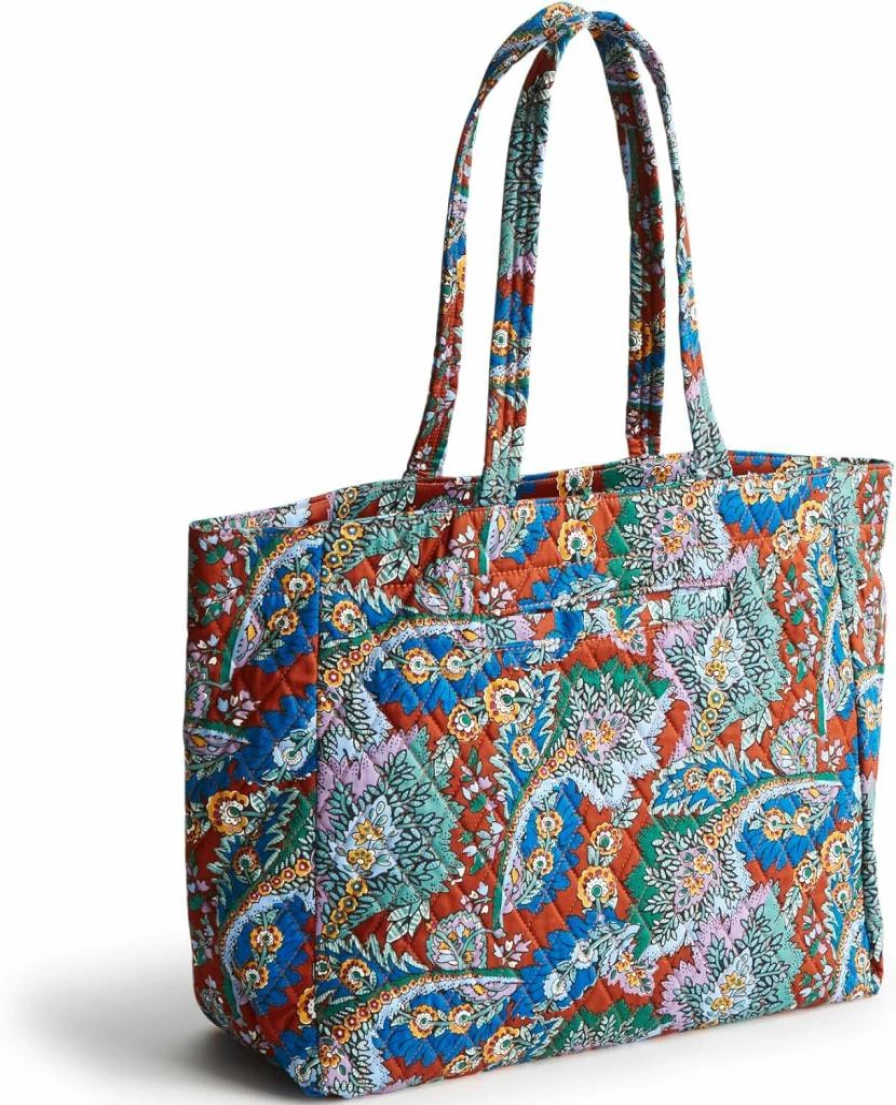 Vera Bradley Hathaway Cotton Tote Bag – Premium Lightweight Carryall for Women