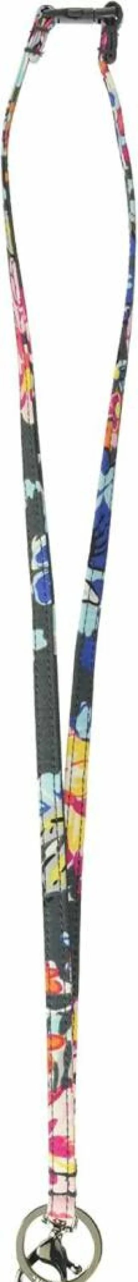 Vera Bradley Cotton Breakaway Lanyard for Women - Adjustable Safety Lanyard with Detachable Keychain