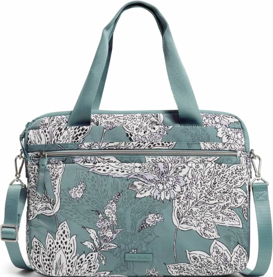 Vera Bradley Slim Laptop Organizer for Women – Lightweight Performance Twill Design