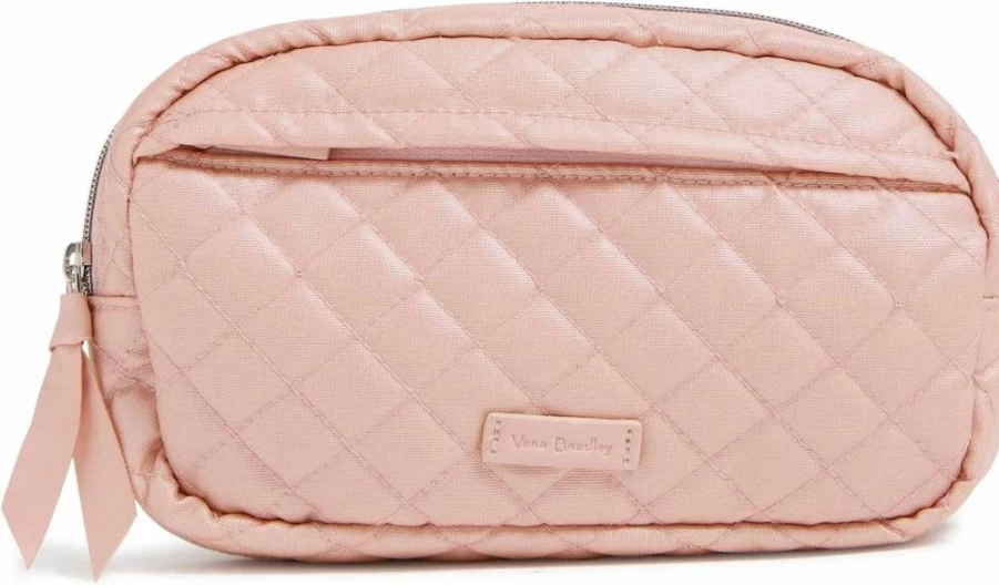 Vera Bradley Rose Quartz Mini Crossbody Sling Bag | Stylish Belt Bag for Women