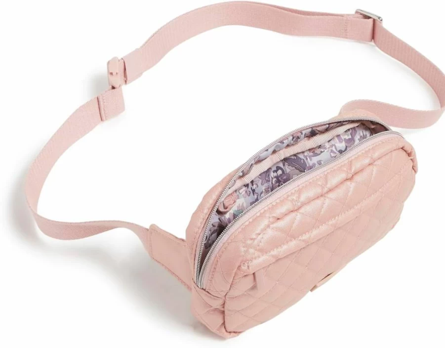 Vera Bradley Rose Quartz Mini Crossbody Sling Bag | Stylish Belt Bag for Women