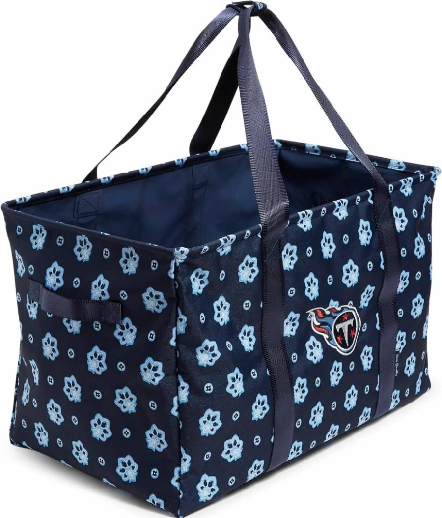 Vera Bradley Recycled NFL Team Large Car Tote for Women - Multiple Team Designs Available