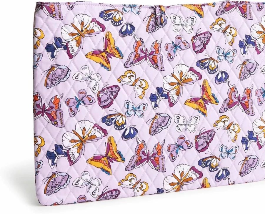 Vera Bradley 13 Inch Laptop Sleeve - Premium Cotton Protective Case for MacBook & Notebooks