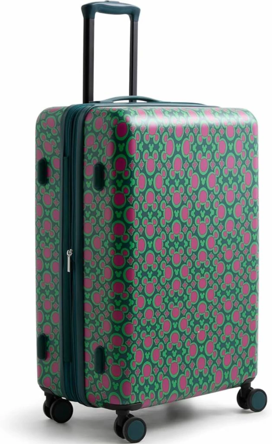 Vera Bradley Mickey Mouse Hardside Spinner Luggage 26" Adair Suitcase Kaleidoscope Design