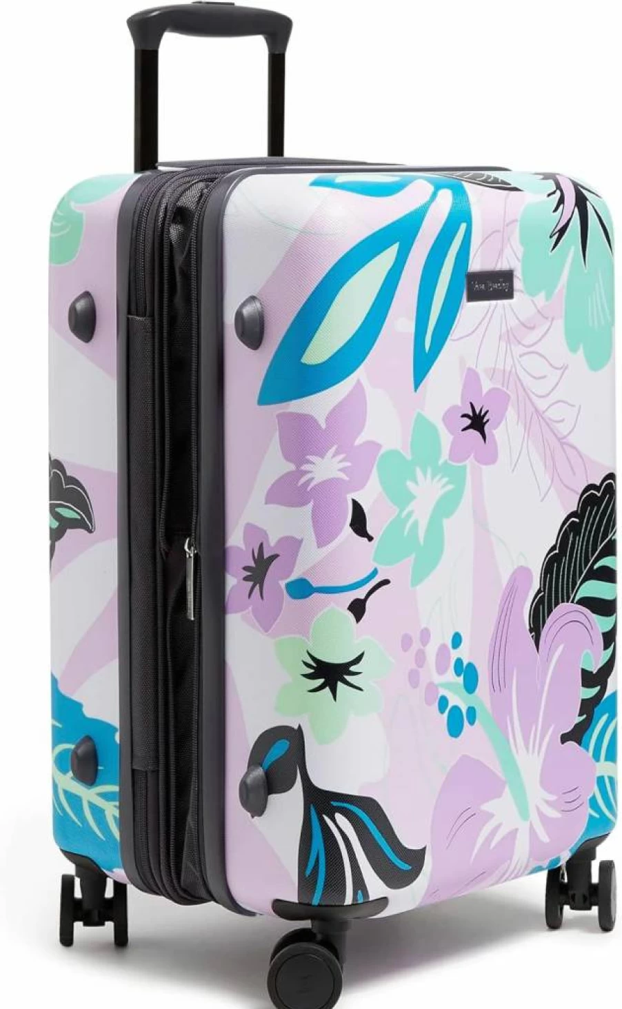 Vera Bradley Black 29 Inch Hardside Check-In Rolling Luggage for Women