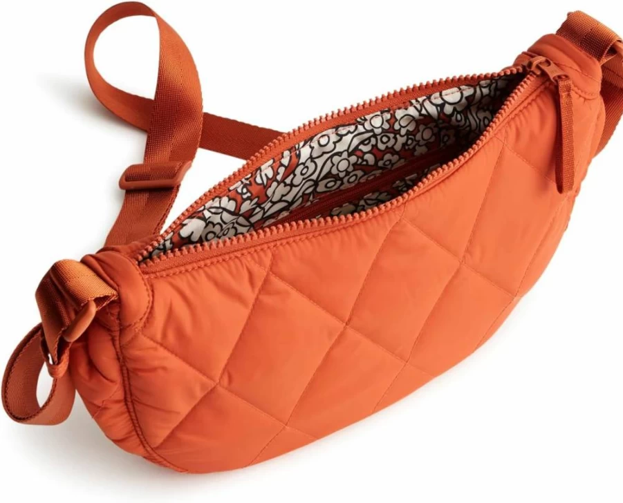 Vera Bradley Featherweight Springbrook Sling Crossbody Bag Lightweight Compact Shoulder Purse