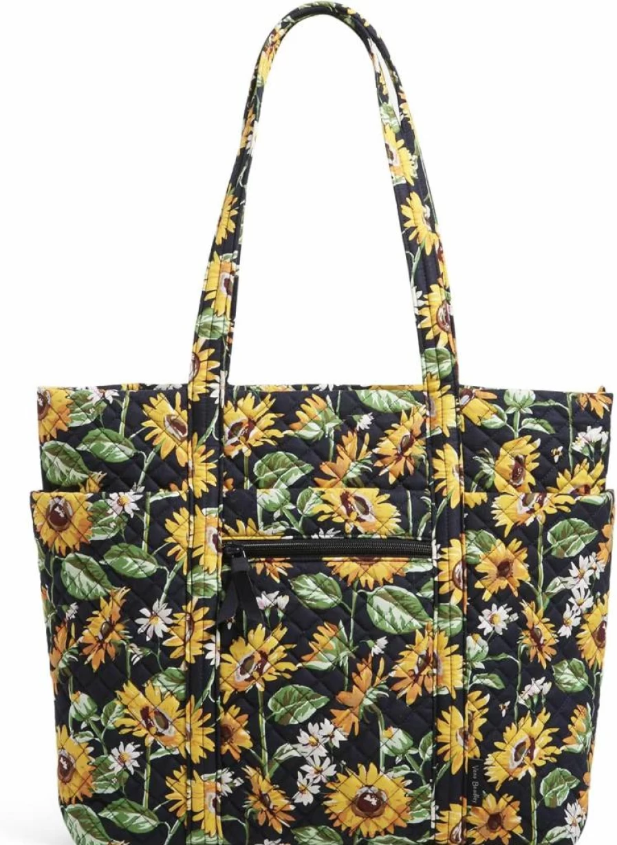 Vera Bradley Deluxe Cotton Tote Bag for Women - Stylish & Spacious Handbag