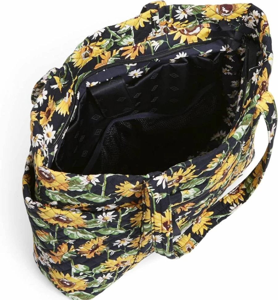 Vera Bradley Deluxe Cotton Tote Bag for Women - Stylish & Spacious Handbag